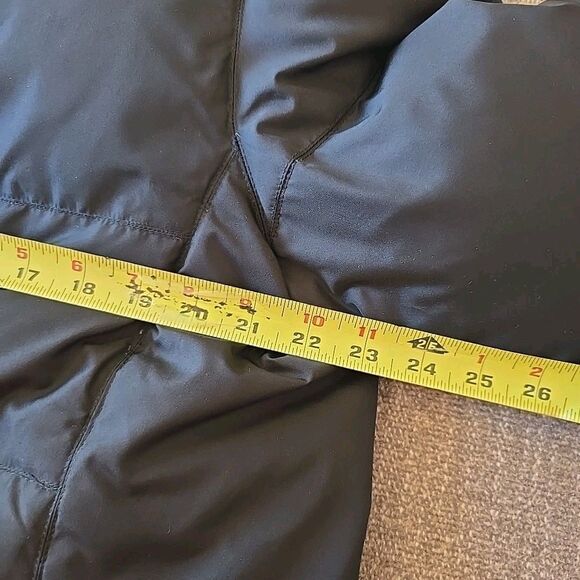 Down Coat Black XL Womens Winter Jacket Light blue fleece lined Colebrook - Picture 7 of 10